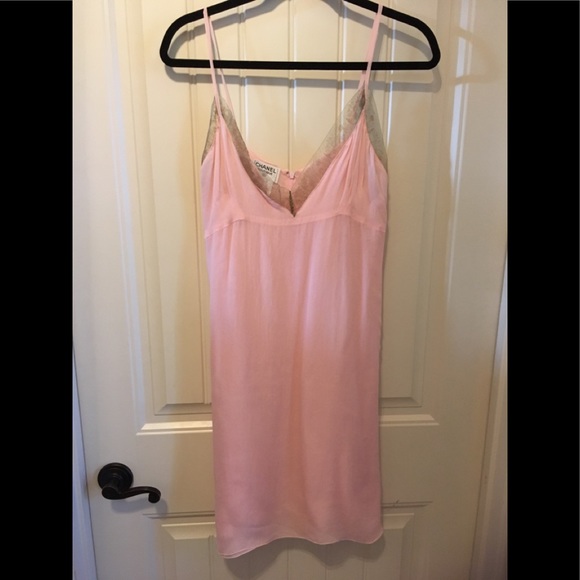 chanel slip dress